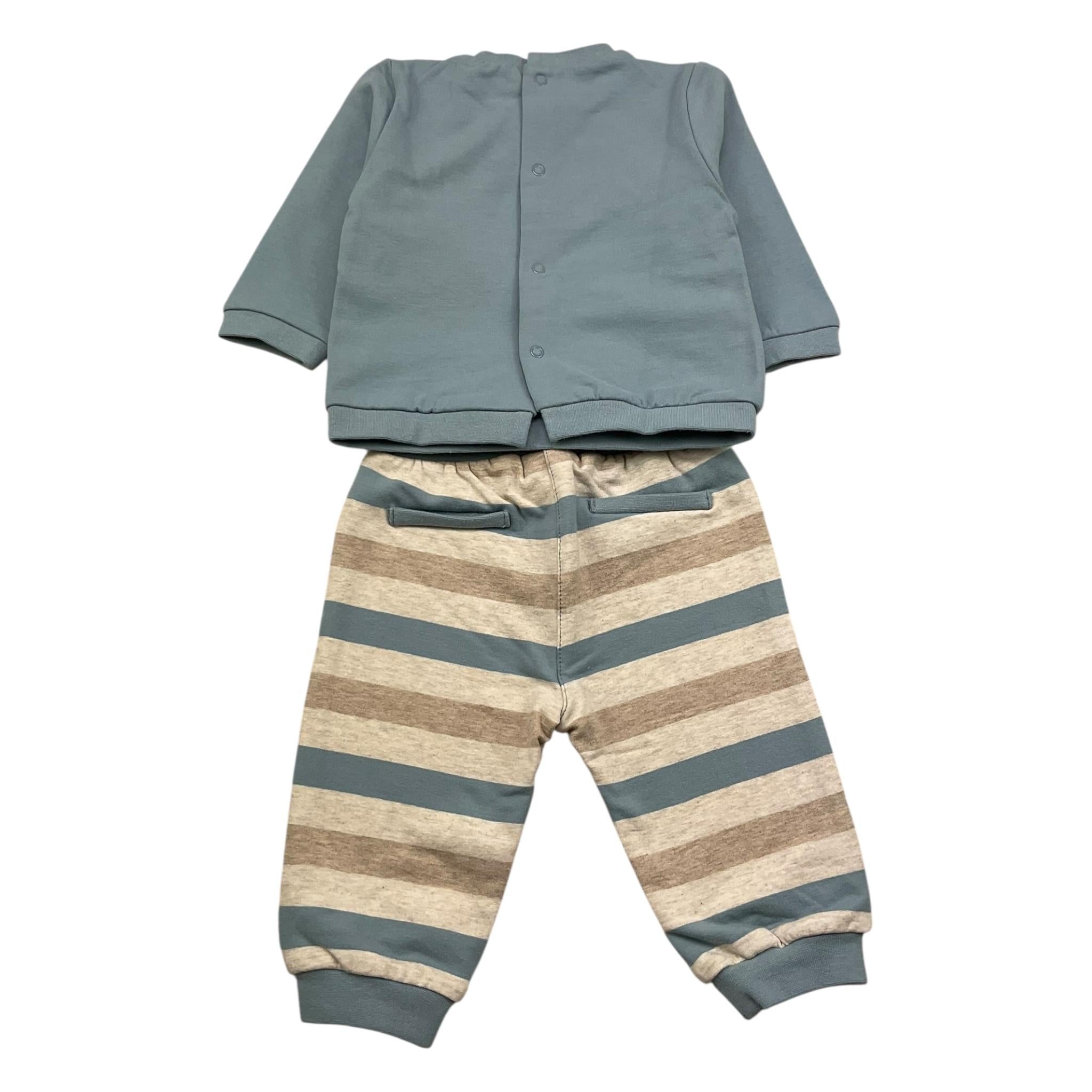 MAYORAL completo 2 pezzi felpa-pantalone bicolore Azzurro per Neonato 26233 AZZURRO MAYORAL 