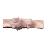 The Owl Headband Solid Color With Pink Applique For Newborn