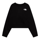 THE NORTH FACE felpa chiusa girocollo tinta unita con logo Nero per Bambina NF0A89HFJK3 NERO THE NORTH FACE 