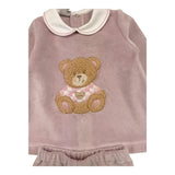 MARLU' completo 2pz maglia-ghettina tinta unita Rosa per Neonata IB6151 ROSA MARLU' 