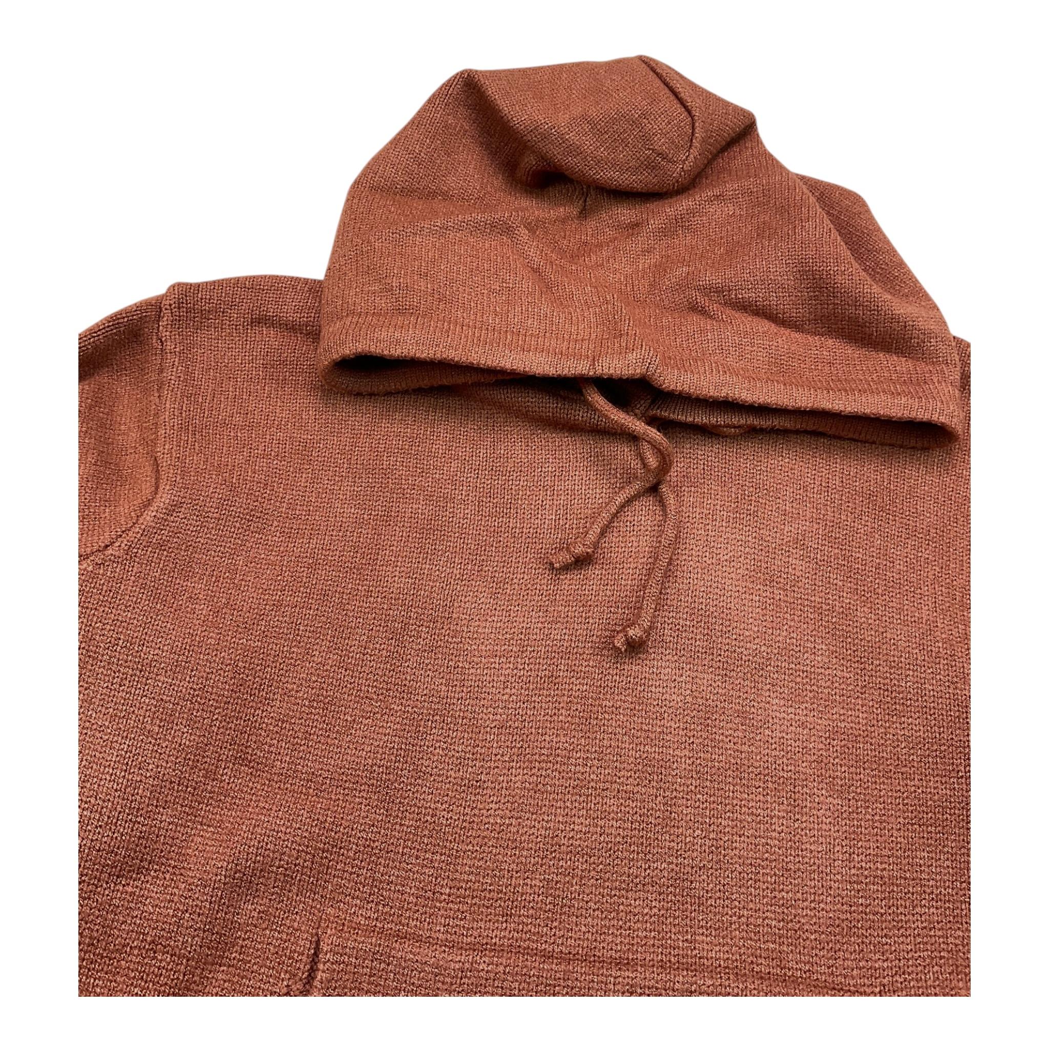 DIXIE felpa tinta unita cn cappuccio Marrone per Bambina NB393230G56 MARRONE DIXIE 