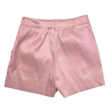 Lu Lu By Miss Grant Solid Color Elastic Waist Shorts Pink For Girls