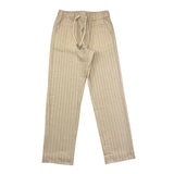 Trussardi Solid Color Pants with Elastic Waist Beige for Boys