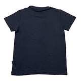 Daniele Alessandrini Plain T-Shirt with Blue Print for Kids