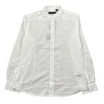 Antony Morato Camicia Manica Lunga Tinta Unita Collo Coreano per Bambino MKKSL00299 BIANCO ANTONY MORATO 