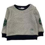 LE BEBE' felpa chiusa girocollo tinta unita Grigio per Neonato LBB5193 GRIGIO LE BEBE' 