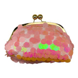 DOU DOU borsa tinta unita con paillettes  Rosa per Bambina DU0A08 ROSA DOU DOU 