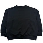 John Richmond Felpa Chiusa Girocollo Tinta Unita con Logo per Bambina RGP26056FE NERO JOHN RICHMOND 