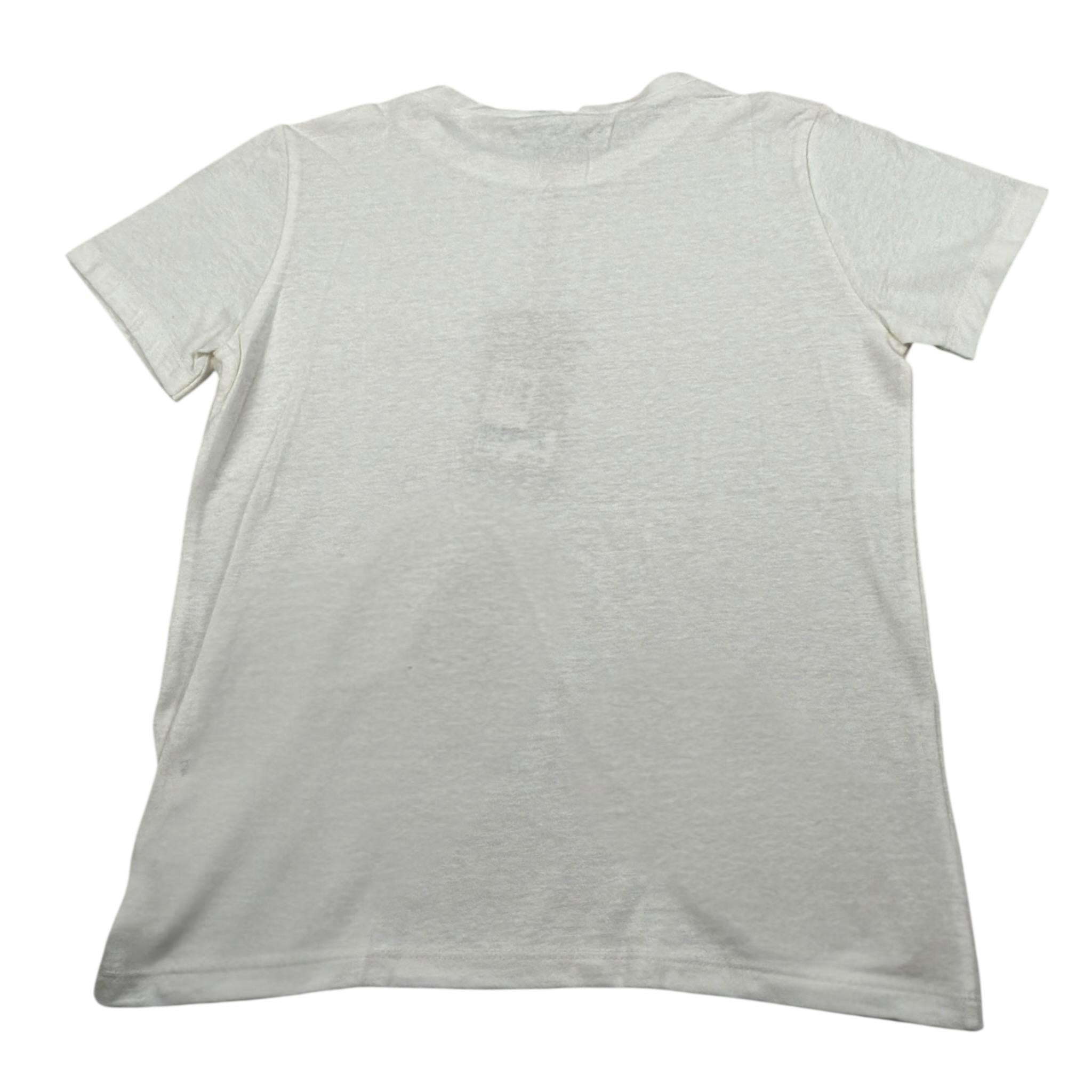 Manuel Ritz Tshirt Girocolo tinta unita con Stampa Panna per Bambino MR2021 PANNA MANUEL RITZ 