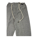 EMANUEL PRIS pantalone tinta unita con elastico in vita e fantasia Grigio per Bambino EPT6208R GRIGIO EMANUEL PRIS 