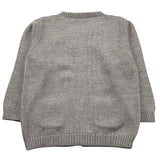 LITTLE BEAR cardigan tinta unita con taschini Grigio per Bambino 8151 GRIGIO LITTLE BEAR 