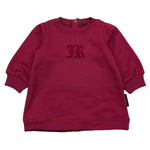 JOHN RICHMOND abito girocollo tinta unita manica lunga Bordeaux per Neonata RIA25019VE BORDEAXU JOHN RICHMOND 