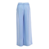 Twinset Pantalone A Palazzo Tinta Unita per Bambina 251GJ2QN8X AZZURRO TWINSET 