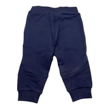 Cesare Paciotti Solid Color Tracksuit Pants With Elastic Waistband Blue For Newborn