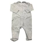 NANAN tutina manica lunga tinta unita cn ricami Grigio per Neonato AI2300803GR GRIGIO NANAN 
