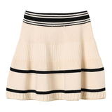 ELISABETTA FRANCHI gonna tinta unita con brillantini Crema per Neonata EGG045 CREMA ELISABETTA FRANCHI 