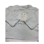 LOSAN completo 2 pezzi shirt-ghettina tinta unita Azzurro per Neonato 31V8011AL AZZURRO LOSAN 