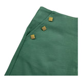 FUN & FUN short tinta unita cn bottoni in contrasto Verde per Bambina FCBSO00128 VERDE FUN & FUN 