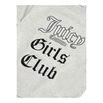 Juicy Couture T-Shirt Girocollo Tinta Unita con Stampa per Bambina JBX6620 GRIGIO JUICY COUTURE 