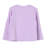 LIU JO shirt girocollo tinta unita con stampa Lilla per Bambina KF4069X LILLA LIU JO 