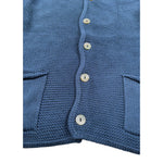 Magnificio di Verona Cardigan tinta unita con Cappuccio Blu per Bambino 015125 BLU MAGNIFICIO DI VERONA 