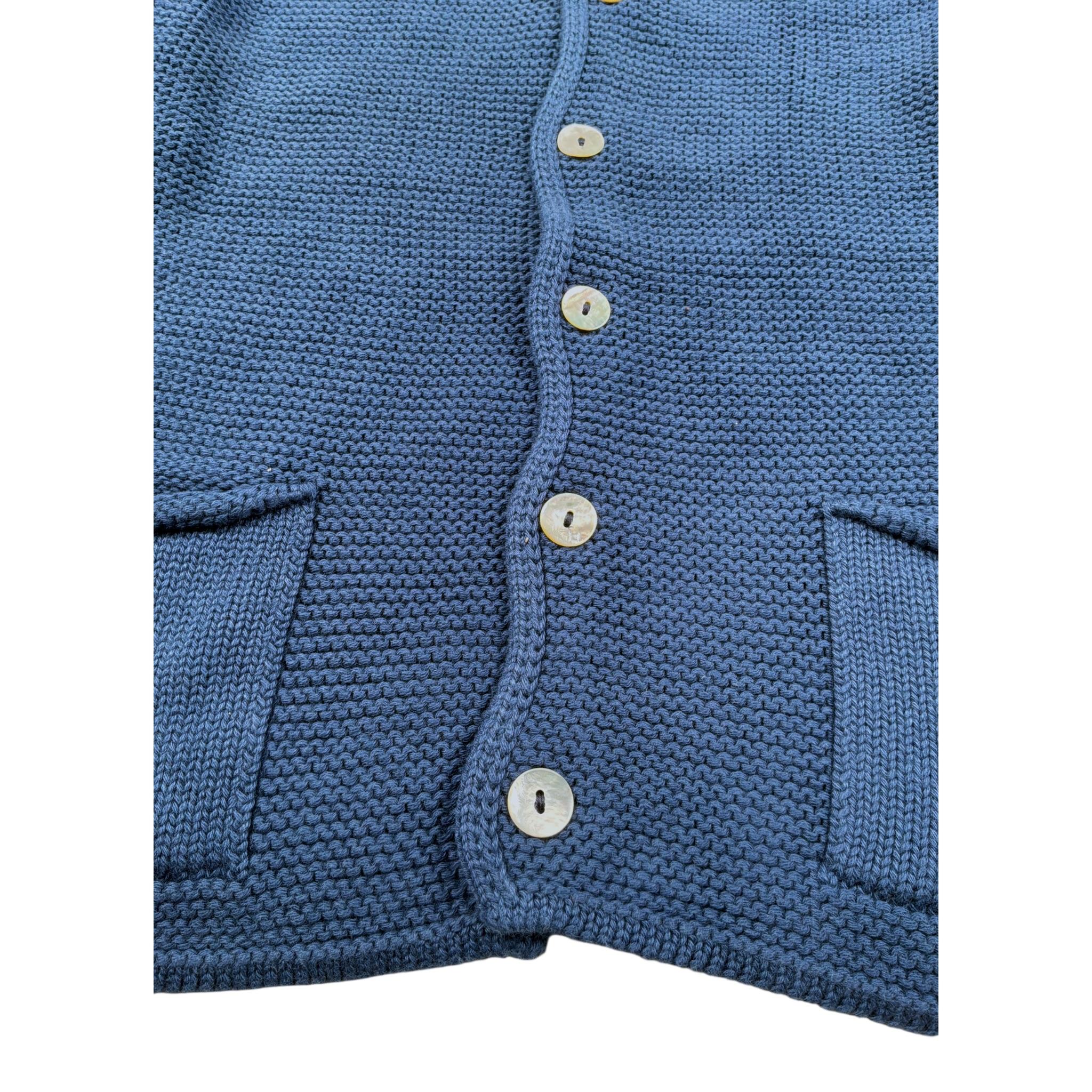 Magnificio di Verona Cardigan tinta unita con Cappuccio Blu per Bambino 015125 BLU MAGNIFICIO DI VERONA 