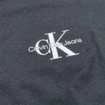 Calvin Klein T-Shirt Girocollo Tinta Unita con Logo per Bambino IU0IU00678 NERO CALVIN KLEIN 
