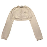 Twinset Solid Color Buttoned Shrug for Girls in Powder