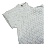 Wedoble Pagliaccetto Mezza Manica Tinta Unita per Neonato V2404305R BIANCO WEDOBLE 