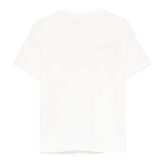 Elisabetta Franchi T-Shirt Girocollo Tinta Unita con Applicazioni Brillantini per Bambina EFTS239X BIANCO ELISABETTA FRANCHI 