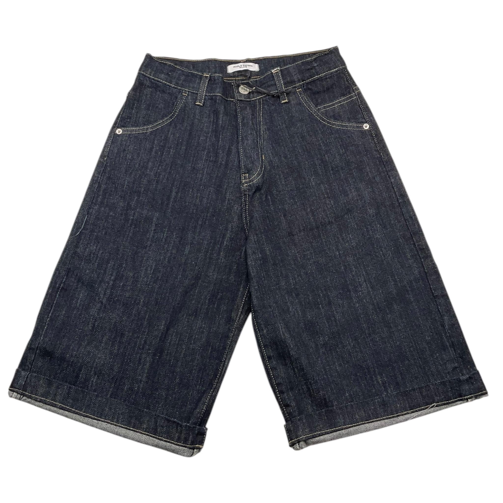 PAOLO PECORA bermuda tinta unita con girovita regolabile Blu per Bambino PP4159 BLU PAOLO PECORA 