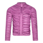 FUN & FUN shirt tinta unita mezzo collo Glicine per Bambina FJTS00439 GLICINE FUN & FUN 