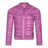 FUN & FUN shirt tinta unita mezzo collo Glicine per Bambina FJTS00439 GLICINE FUN & FUN 