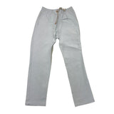 Eleventy Solid Color Pants With Elastic Waist Light Blue For Boys