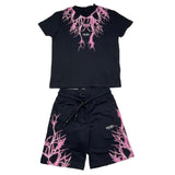 Phobia Archive 2 Piece Set T-Shirt-Bermuda Black For Boys