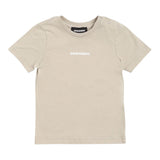 Dsquared2 T-Shirt Girocollo tinta unita con Stampa Beige per Neonato DQ2853XX BEIGE DSQUARED2 