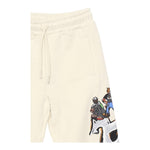 DISCLAIMER pantalone tinta unita modello tuta con stampa Panna per Bambino 24IDK58221X PANNA DISCLAIMER 