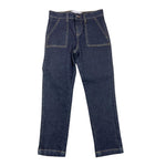 TRUSSARDI jeans tinta unita con girovita regolabile Blu per Bambino TBA25085 BLU TRUSSARDI 