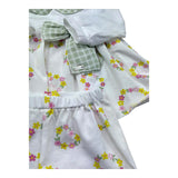 Le Bebe Completo 2 Pezzi Shirt-Ghettina per Neonata LBG6241 BIANCO LE BEBE 