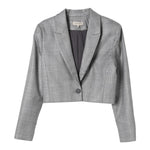 TWINSET giacca tinta unita con microfantasia Grigio per Bambina 242GJ2180 GRIGIO TWINSET 