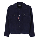 DSQUARED2 giacca tinta unita con bottoni Blu per Bambino DQ2454 BLU DSQUARED2 