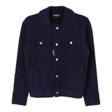 DSQUARED2 giacca tinta unita con bottoni Blu per Bambino DQ2454 BLU DSQUARED2 