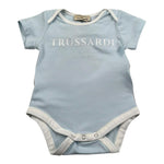 Trussardi Body Mezza Manica Tinta Unita per Neonato TLP26002TU AZZURRO TRUSSARDI 