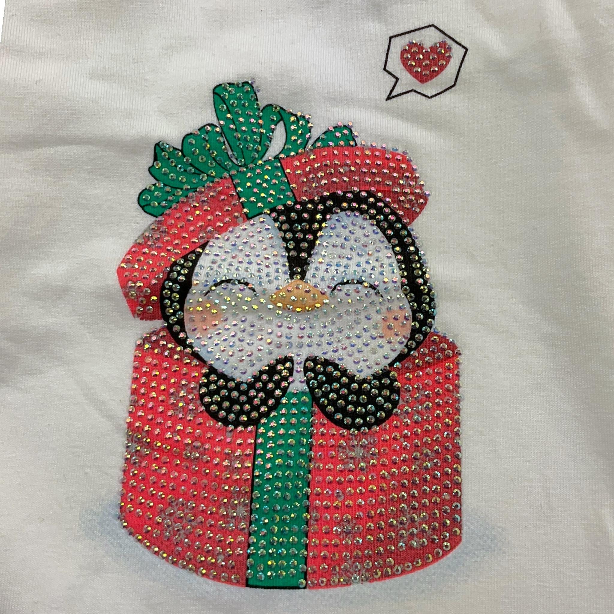 Y-CLU shirt girocollo tinta unita con brillantini Bianco per Neonata YN20705 BIANCO Y-CLU 