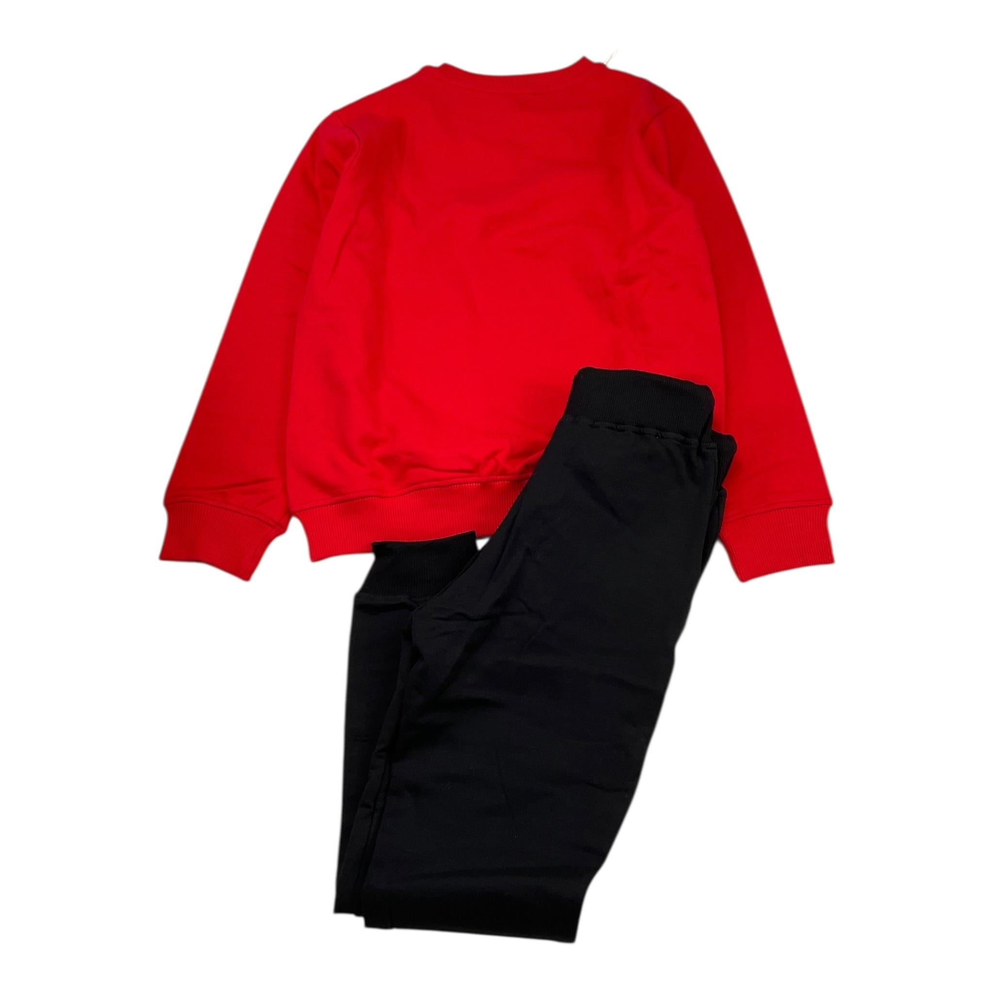 ZU+ELEMENTS completo 2pz felpa-pantalone Rosso/nero per Bambino ZU282 ROSSO/NERO ZU+ELEMENTS 