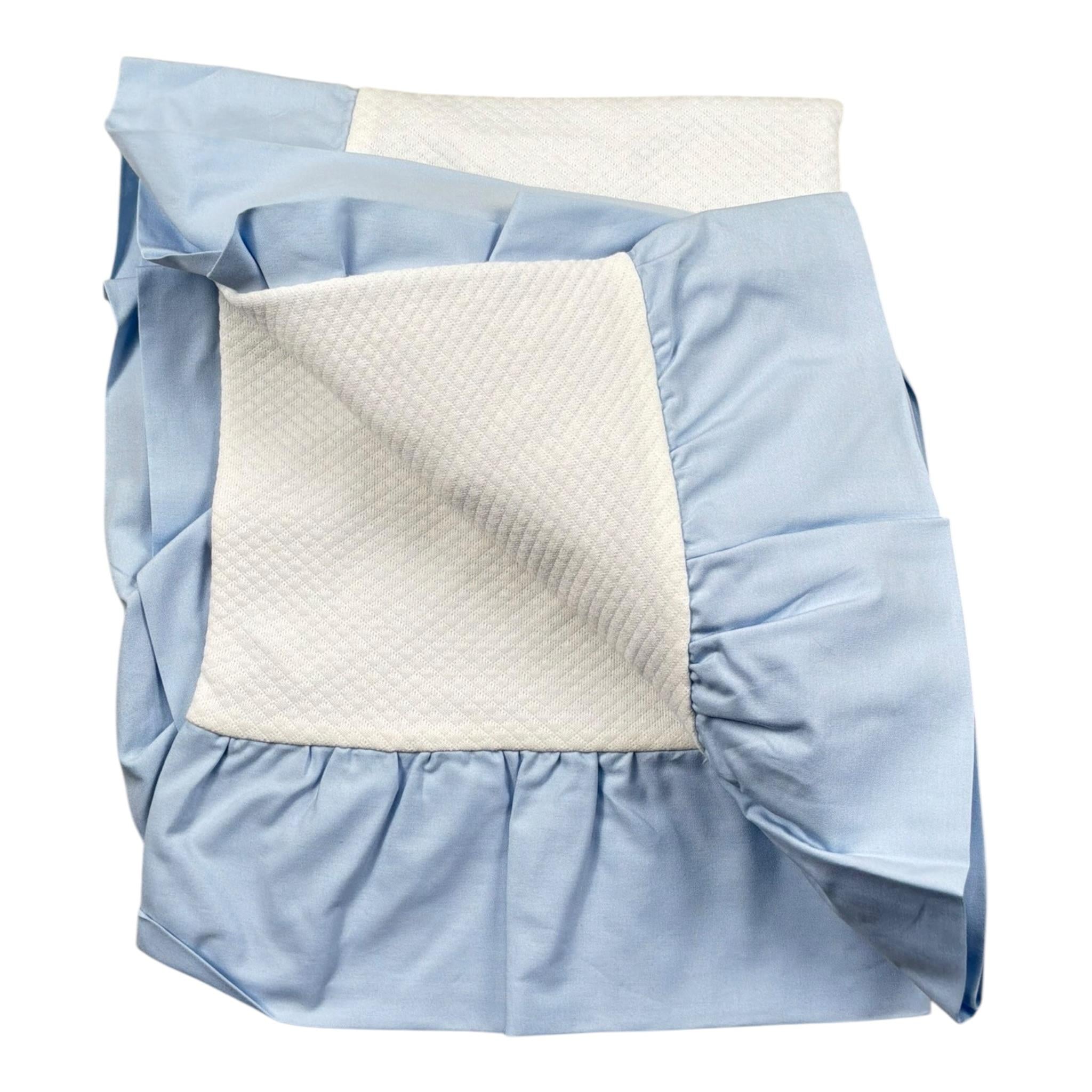 Le Bebe' Coperta Tinta Unita con Stampa per Neonata RIIROR BIANCO LE BEBE' 