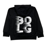 Yours Plain Hoodie Closed With Hood And Print Black For Boys