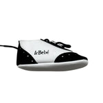Le Bebe Mocassino Bicolore con Lacci per Neonato LBB0530 BIANCO/BLU LE BEBE 