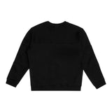 EMPORIO ARMANI felpa tinta unita girocollo con stampa Nero per Bambino 6DBM63 NERO EMPORIO ARMANI 