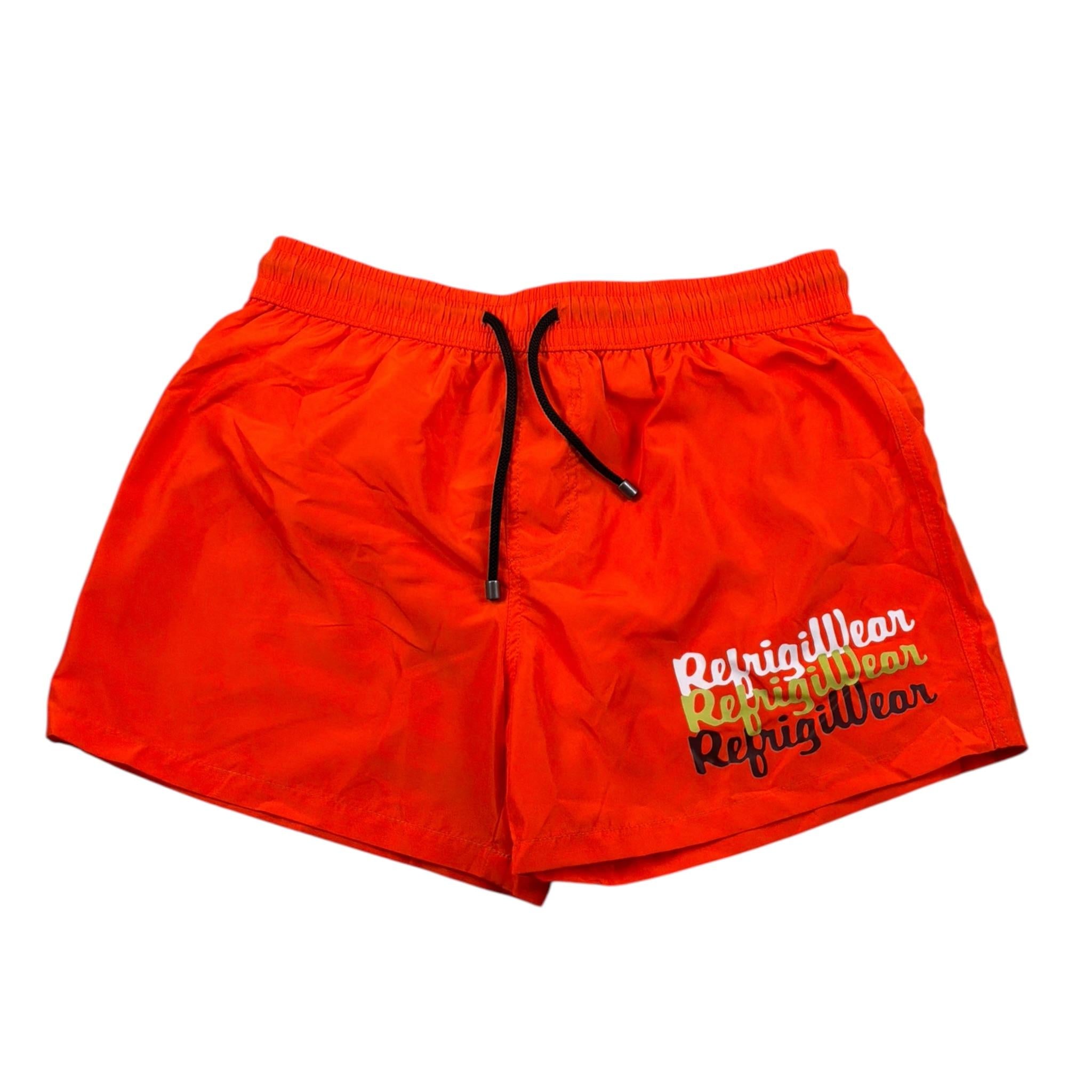 Refrigiwear Costume Tinta Unita con Logo per Bambino 182ERMSJ25 ARANCIONE REFRIGIWEAR 